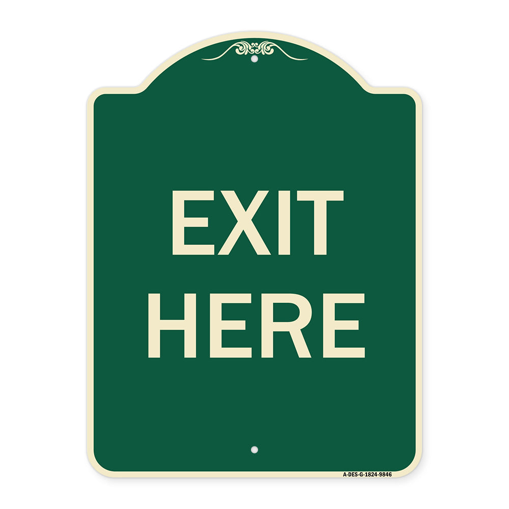 Exit Here