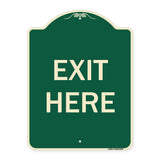 Exit Here