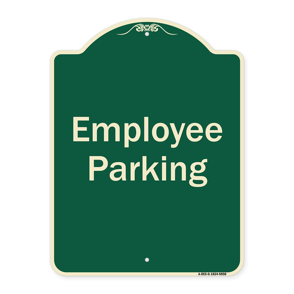 Employee Parking Sign