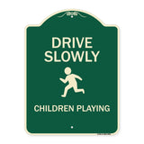 Drive Slowly Children Playing