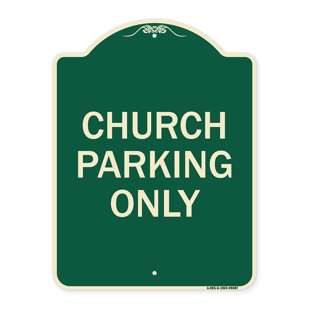 Church Parking Only