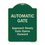 Automatic Gate Approach Slowly Gate Opens