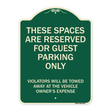 These Spaces Are Reserved For Guest Parking Only