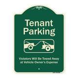 Tenant Parking, Violators Towed Away With Graphic