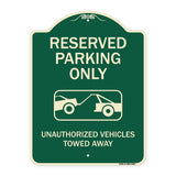 Resident Parking Only Unauthorized Vehicles Towed Away With Graphic