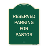 Reserved Parking For Pastor