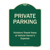 Private Parking, Violators Towed Away