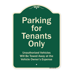 Parking For Tenants Only Unauthorized Vehicles Towed Away