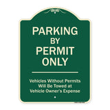 Parking By Permit Only Vehicles Without Permits Will Be Towed Vehicle Owner's Expense