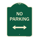 No Parking With Bidirectional Arrow