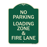 No Parking Loading Zone & Fire Lane