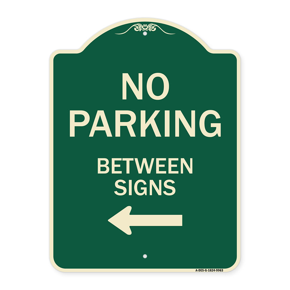 No Parking Between Signs