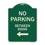 No Parking Between Signs