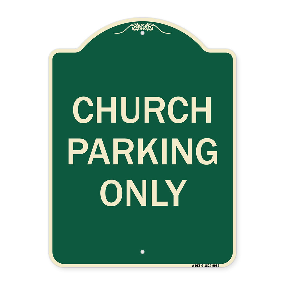 Church Parking Only