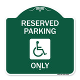 With NY Compliance Reserved Parking Only (With Access Icon)