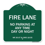 Wisconsin Fire Lane No Parking at Anytime Day or Night