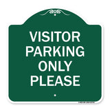 Visitor Parking Sign Visitor Parking Only Please