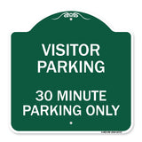 Visitor Parking Sign Visitor Parking 30 Minute Parking Only