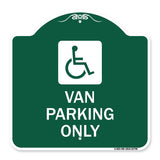 Van Parking Only (With Handicap Symbol)