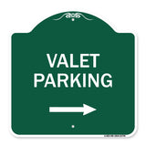 Valet Parking with Right Arrow