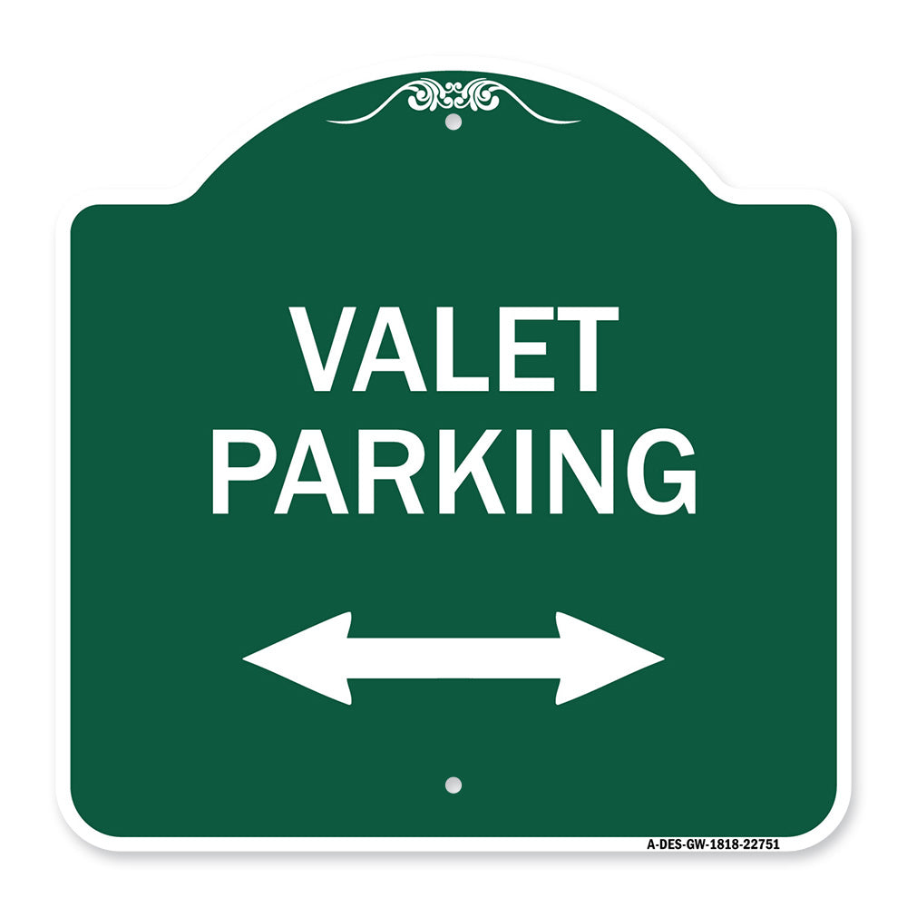 Valet Parking with Bidirectional Arrow