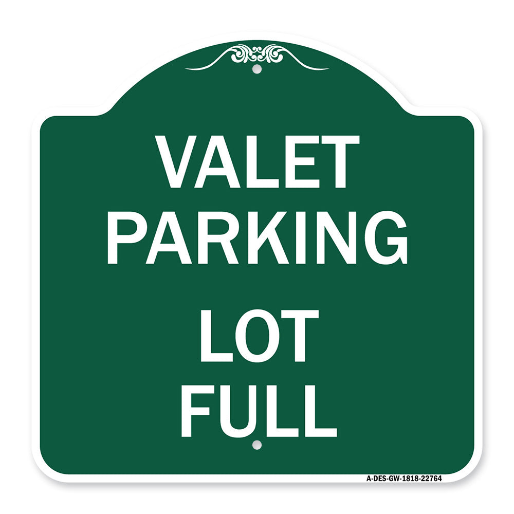 Valet Parking Lot Full