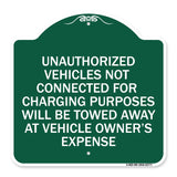 Unauthorized Vehicles Not Connected for Charging Purpose Will Be Towed