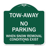 Tow-Away No Parking When Snow Removal Conditions Exist