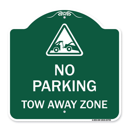 Tow Away Zone with Graphic