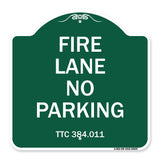 Texas Fire Lane No Parking