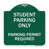 Student Parking Only Parking Permit Required