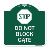 Stop Do Not Block Gate