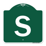 Sign with Letter S