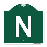 Sign with Letter N