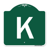 Sign with Letter K