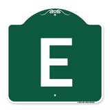 Sign with Letter E