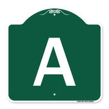 Sign with Letter A