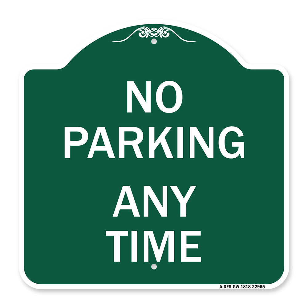 No Parking Anytime