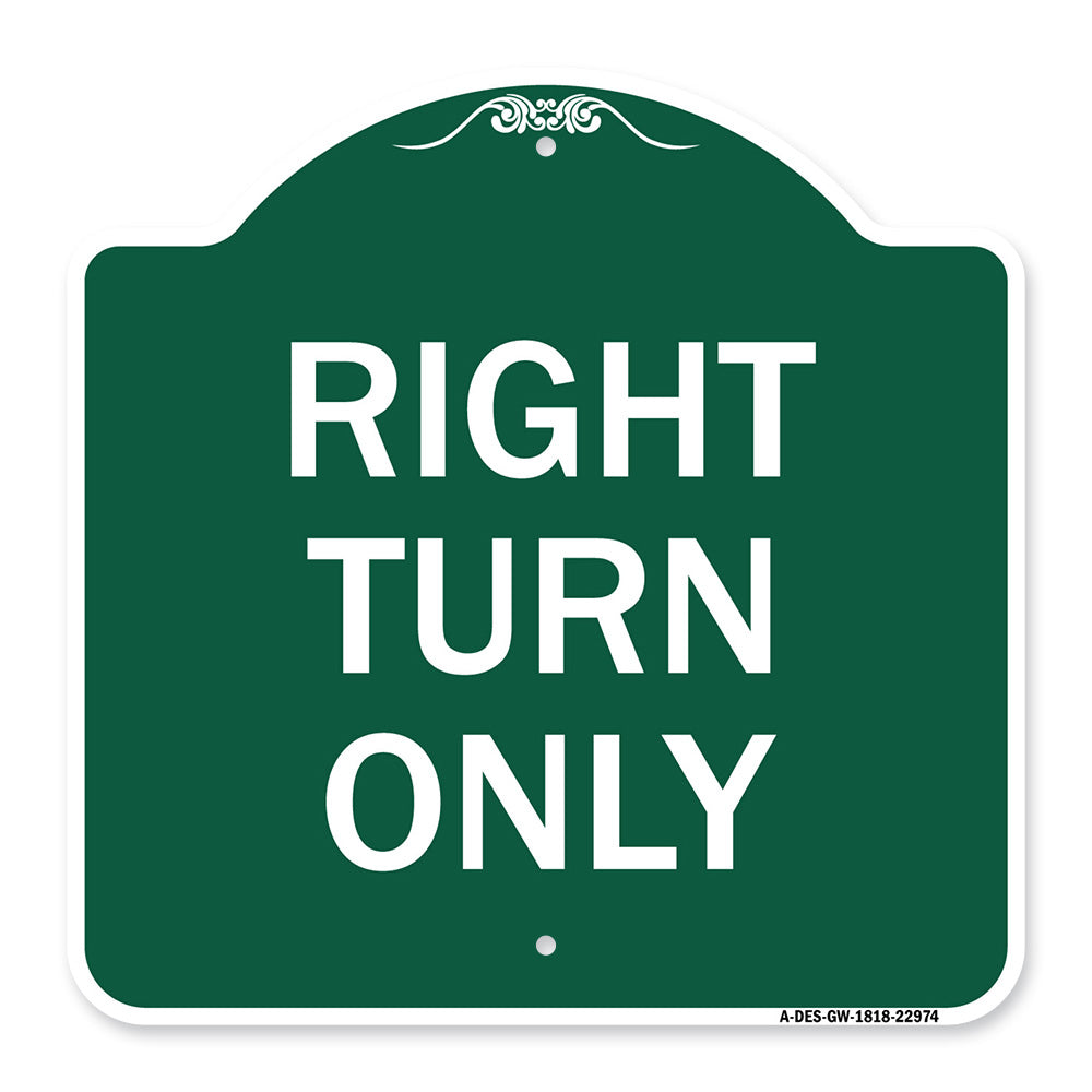 Right Turn Only