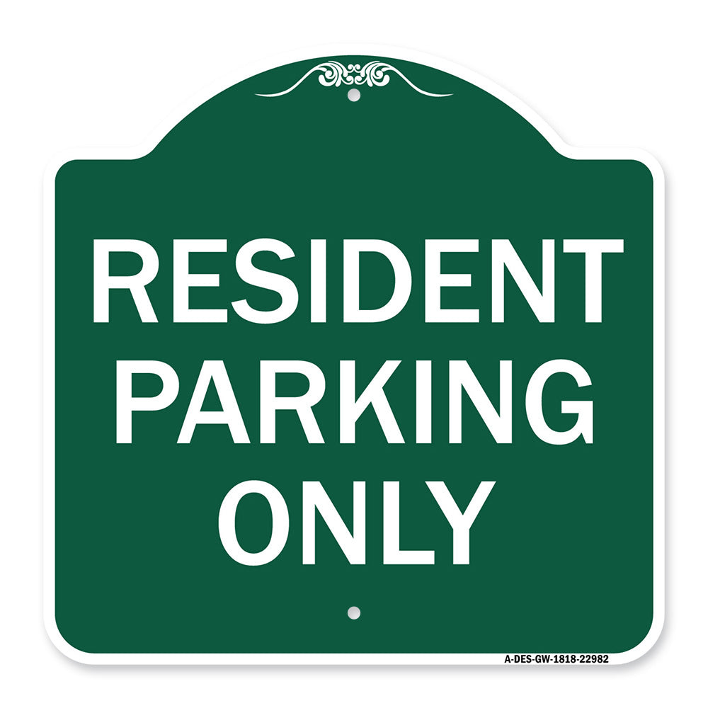 Resident Parking Only