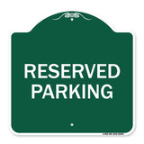 Reserved Parking Bright Yellow