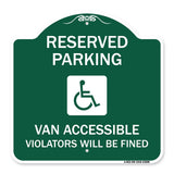 Reserved Parking Van Accessible Violators Will Be Fined (With Graphic)