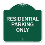 Reserved Parking Sign Residential Parking Only