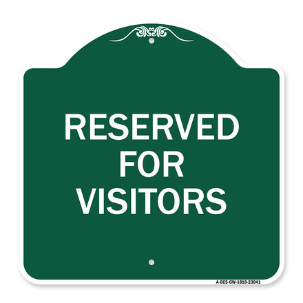 Reserved Parking Sign Reserved Parking for Visitors