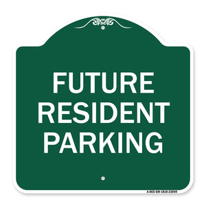 Reserved Parking Sign Future Resident Parking