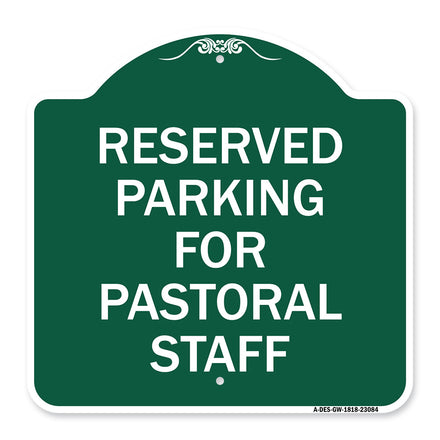 Reserved Parking for Pastoral Staff