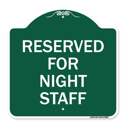 Reserved Parking for Night Staff