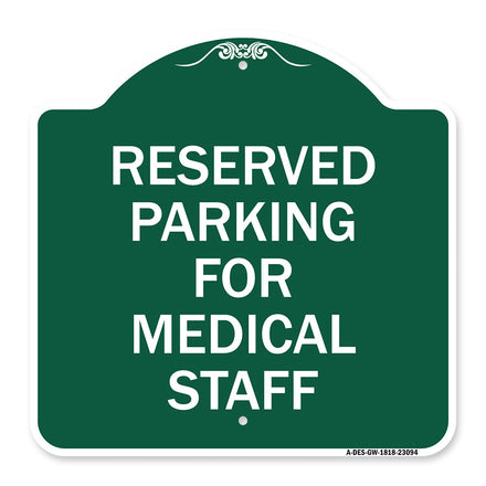 Reserved Parking for Medical Staff