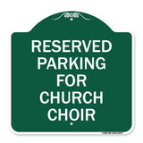 Reserved Parking for Church Choir