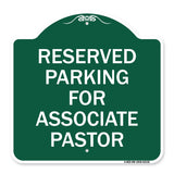 Reserved Parking for Associate Pastor